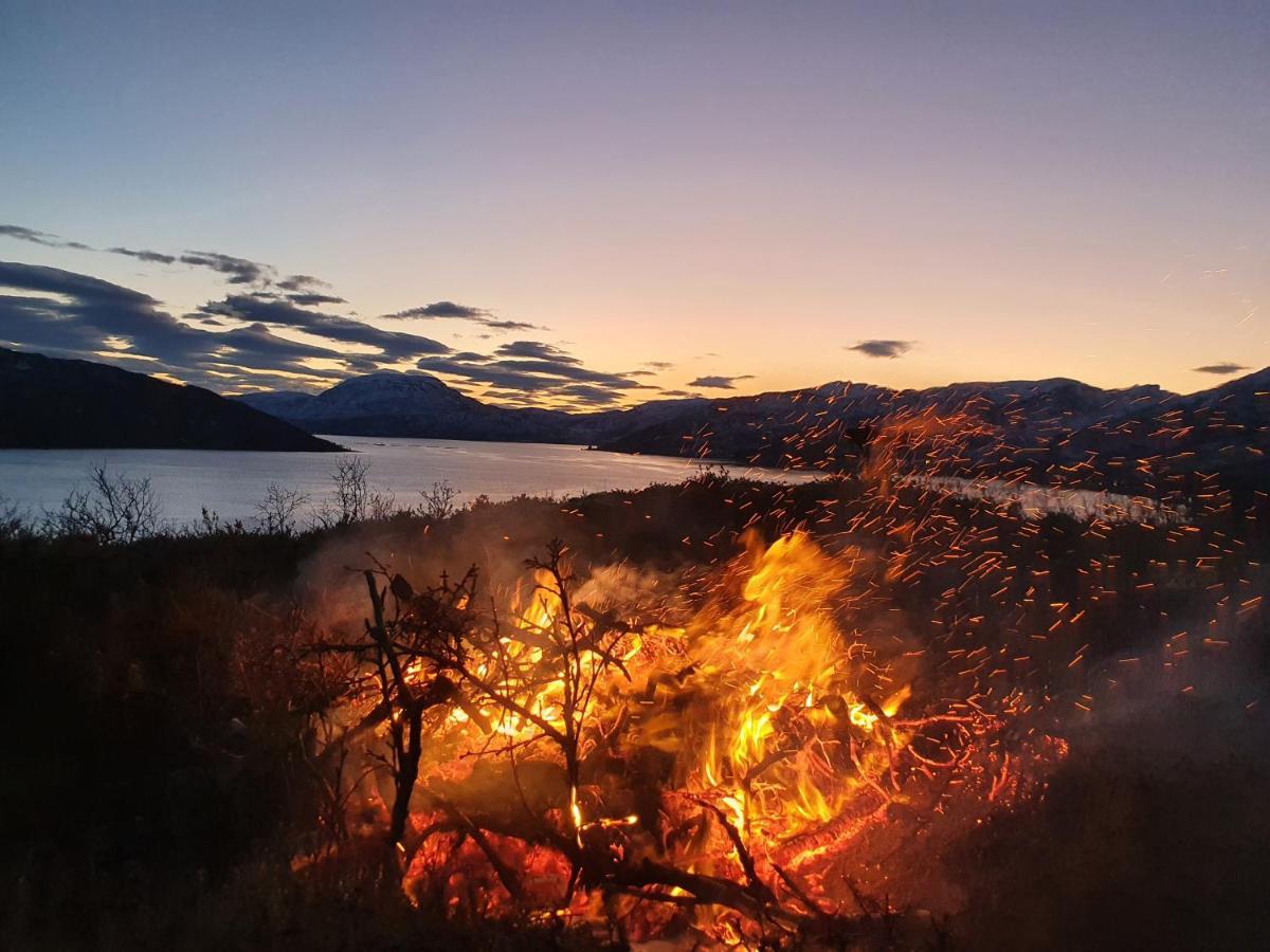 Cabin Magic On Senja, Atmosphere Like A Fairytale Botnhamn Buitenkant foto